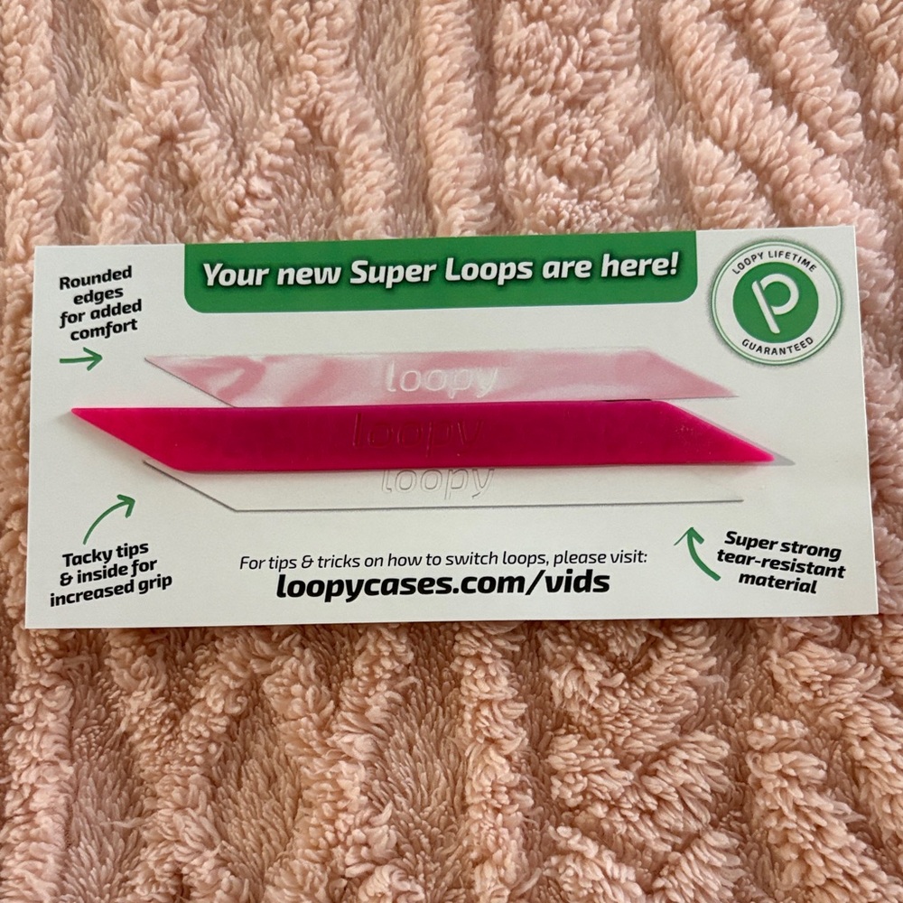 Loopy Case Super Loop - Bold Pink